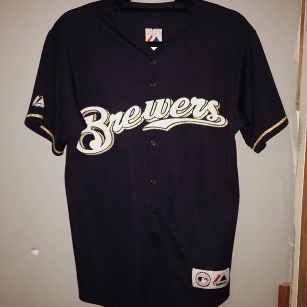 Majestic Brewers Jersey